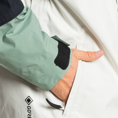  Quiksilver High Altitude Gore-tex Jk Erkek Bej Snowboard Ceketi