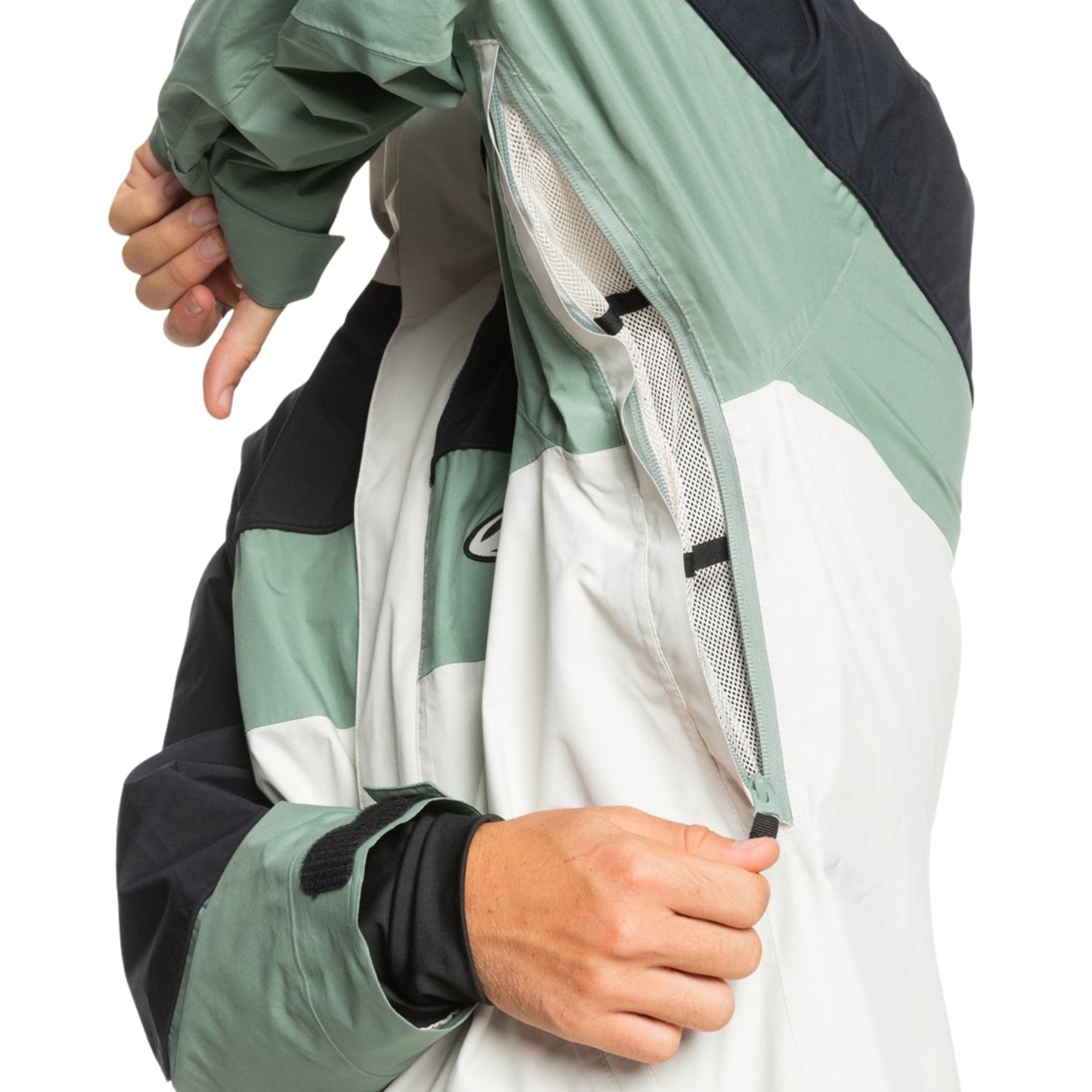 Quiksilver High Altitude Gore-tex Jk Erkek Bej Snowboard Ceketi