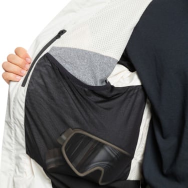  Quiksilver High Altitude Gore-tex Jk Erkek Bej Snowboard Ceketi