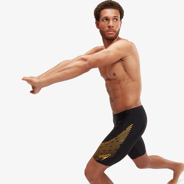  Speedo Medley Logo Jammer Erkek Siyah Mayo