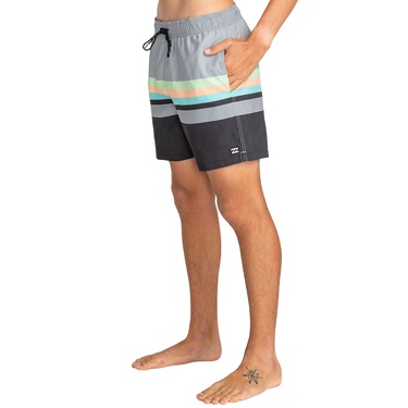  Billabong All Day Htr Stripes Lb Erkek Gri Volley Short