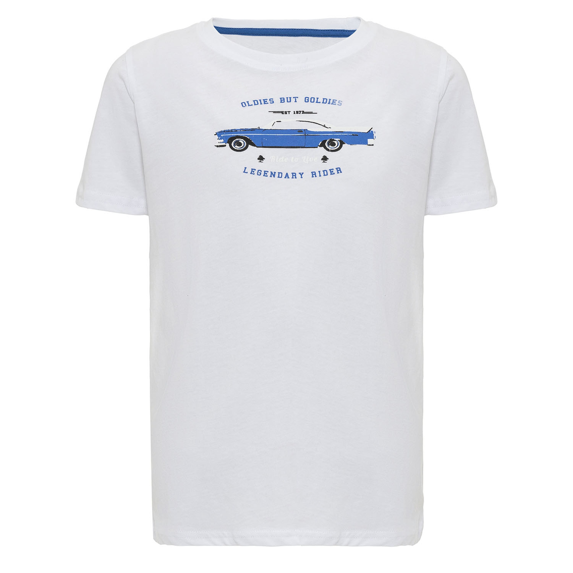 Routefield Thru Kids Erkek Çocuk Beyaz Tişört