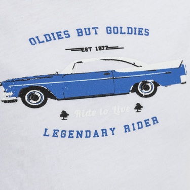  Routefield Thru Kids Erkek Çocuk Beyaz Tişört