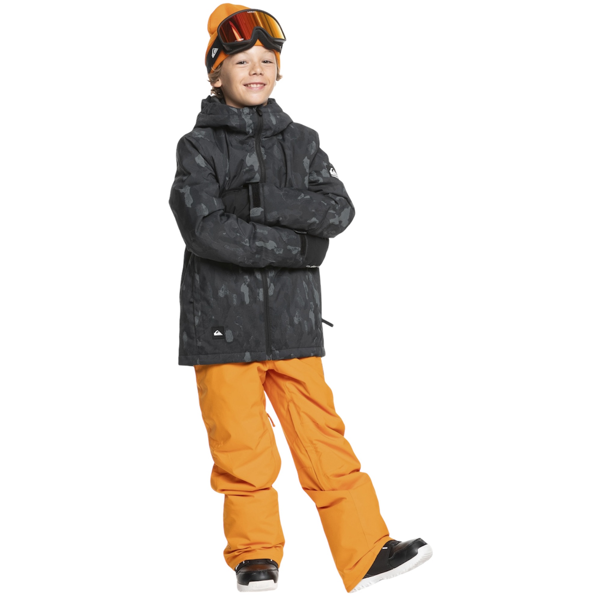 Quiksilver Mission Printed Youth Erkek Çocuk Snowboard Ceketi