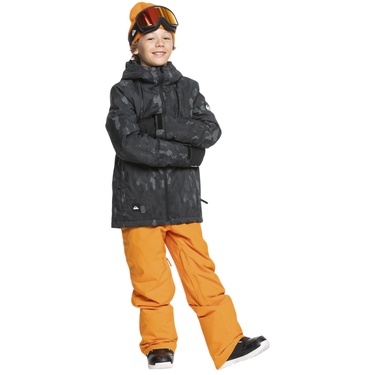 Quiksilver Mission Printed Youth Erkek Çocuk Snowboard Ceketi