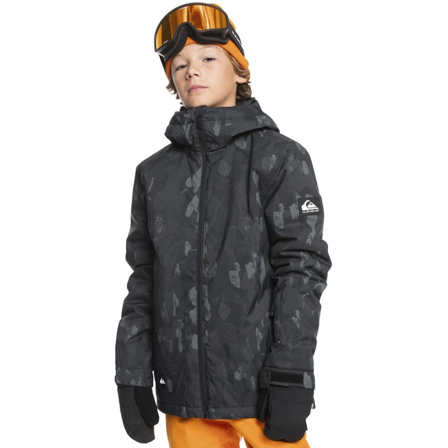  Quiksilver Mission Printed Youth Erkek Çocuk Snowboard Ceketi