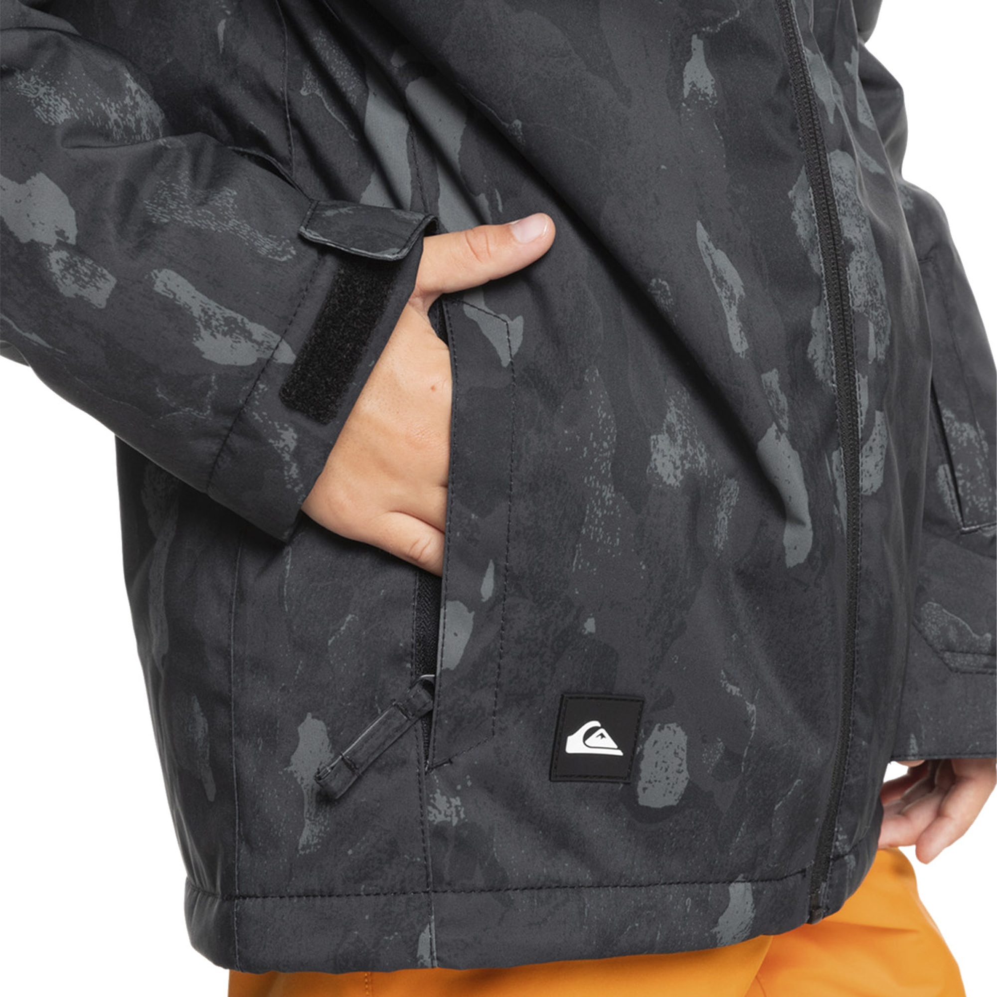 Quiksilver Mission Printed Youth Erkek Çocuk Snowboard Ceketi