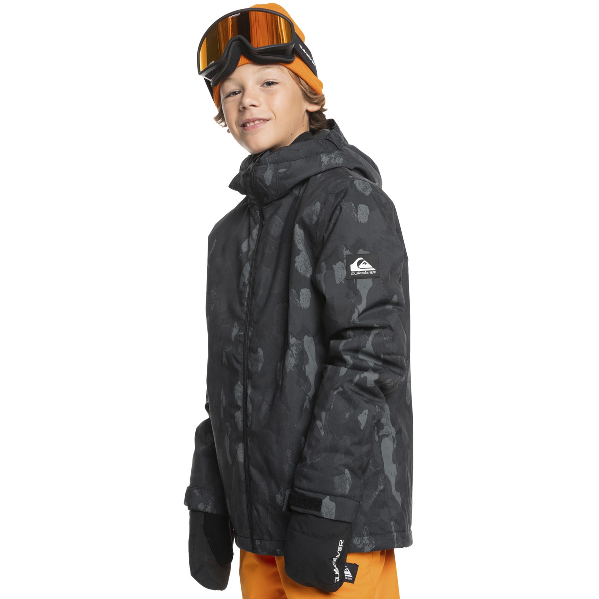 Quiksilver Mission Printed Youth Erkek Çocuk Snowboard Ceketi