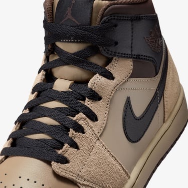  Jordan Air 1 Mid Erkek Haki Spor Ayakkabı