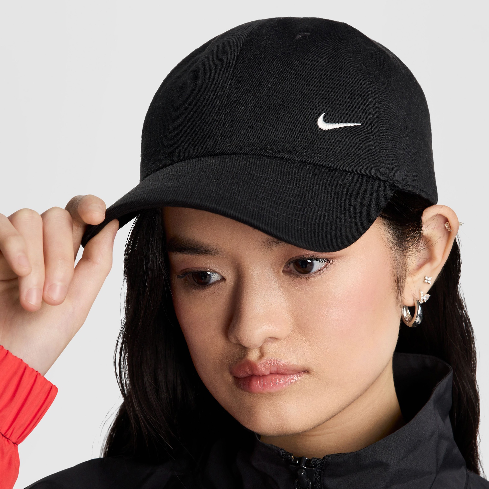 Nike Club Swoosh Unisex Siyah Şapka