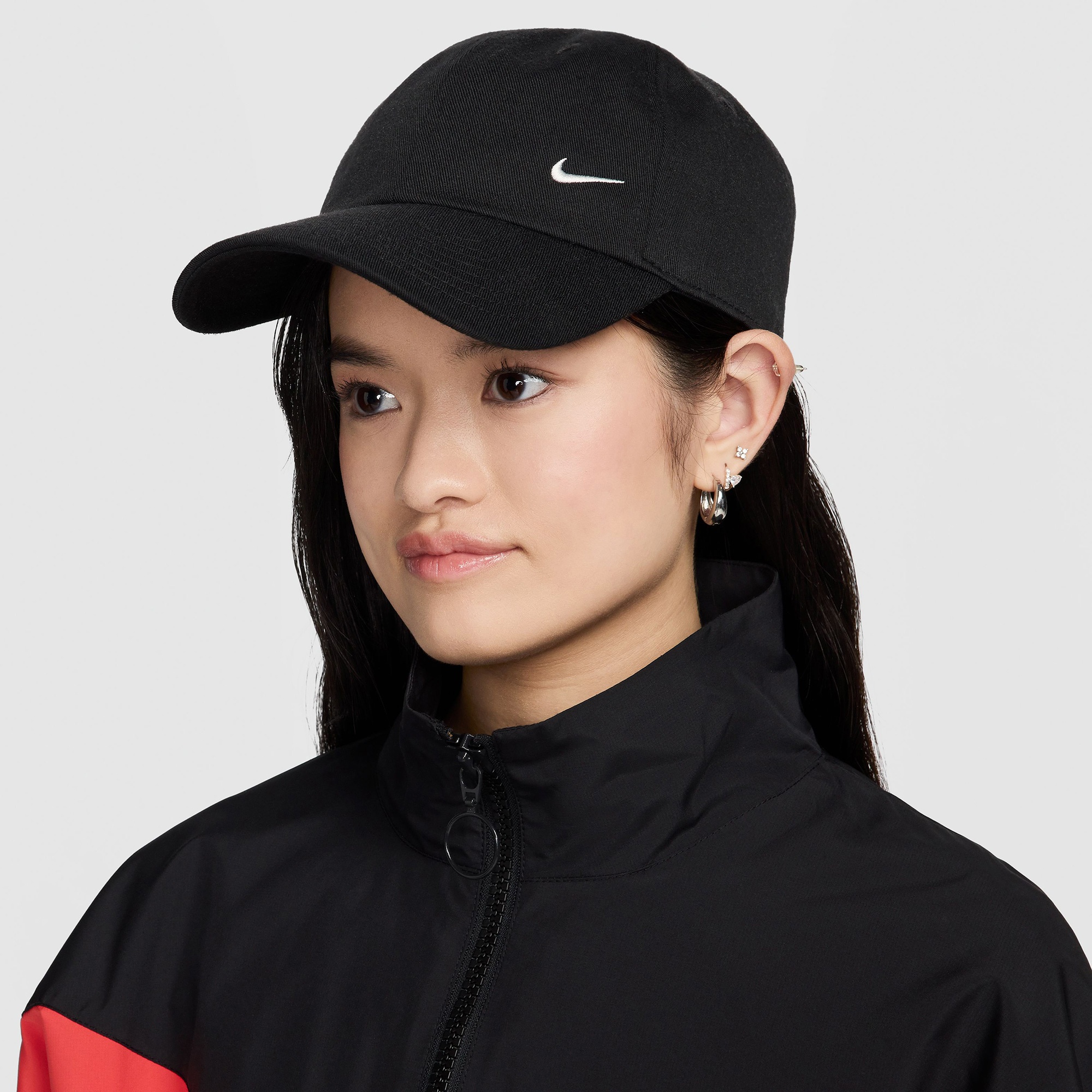 Nike Club Swoosh Unisex Siyah Şapka