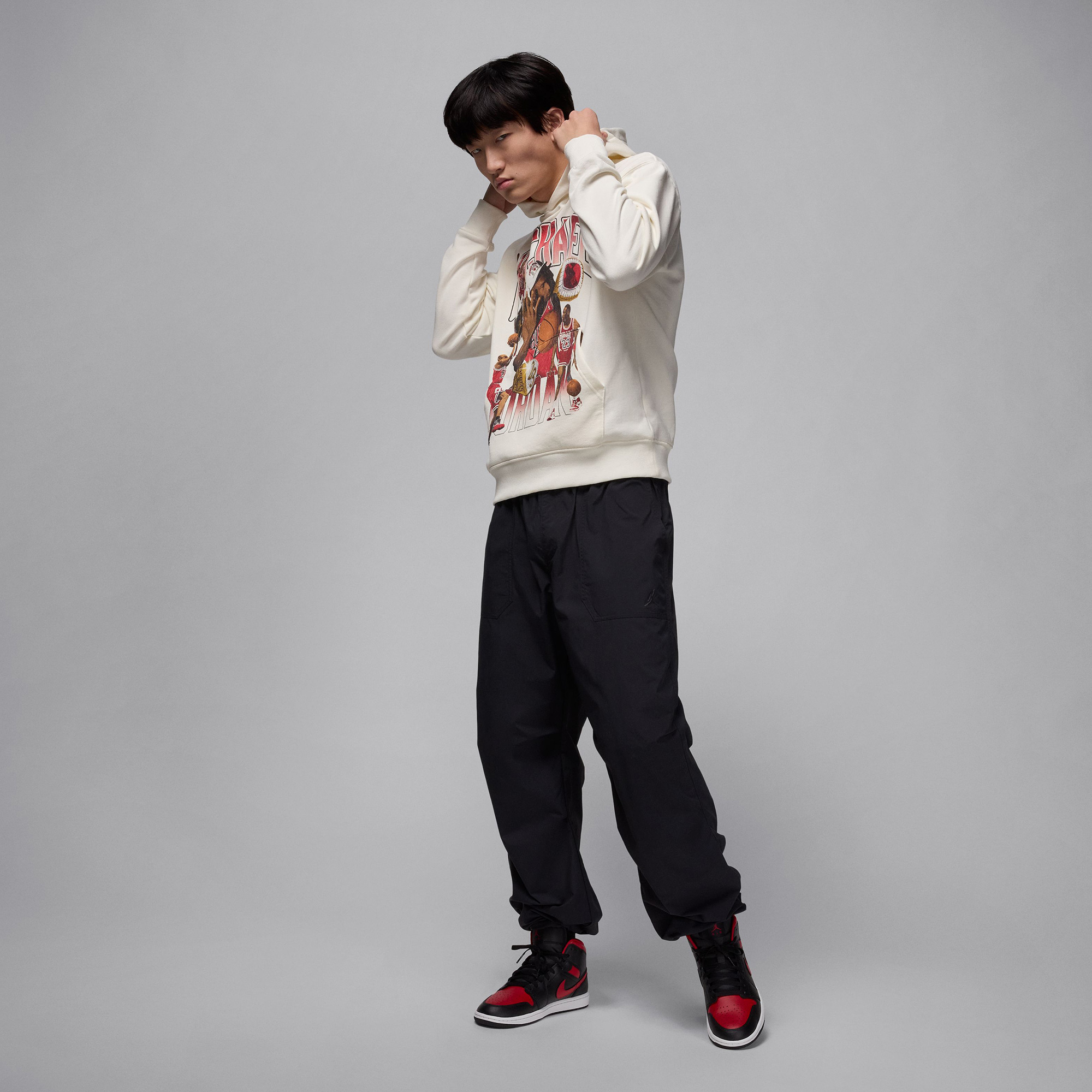 Jordan Siyah Jordan Air 1 Mid