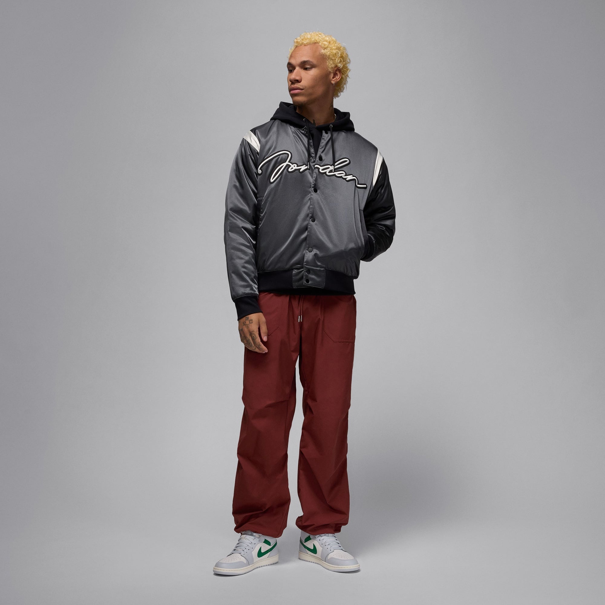 Jordan Air 1 Mid Erkek Beyaz Spor Ayakkabı