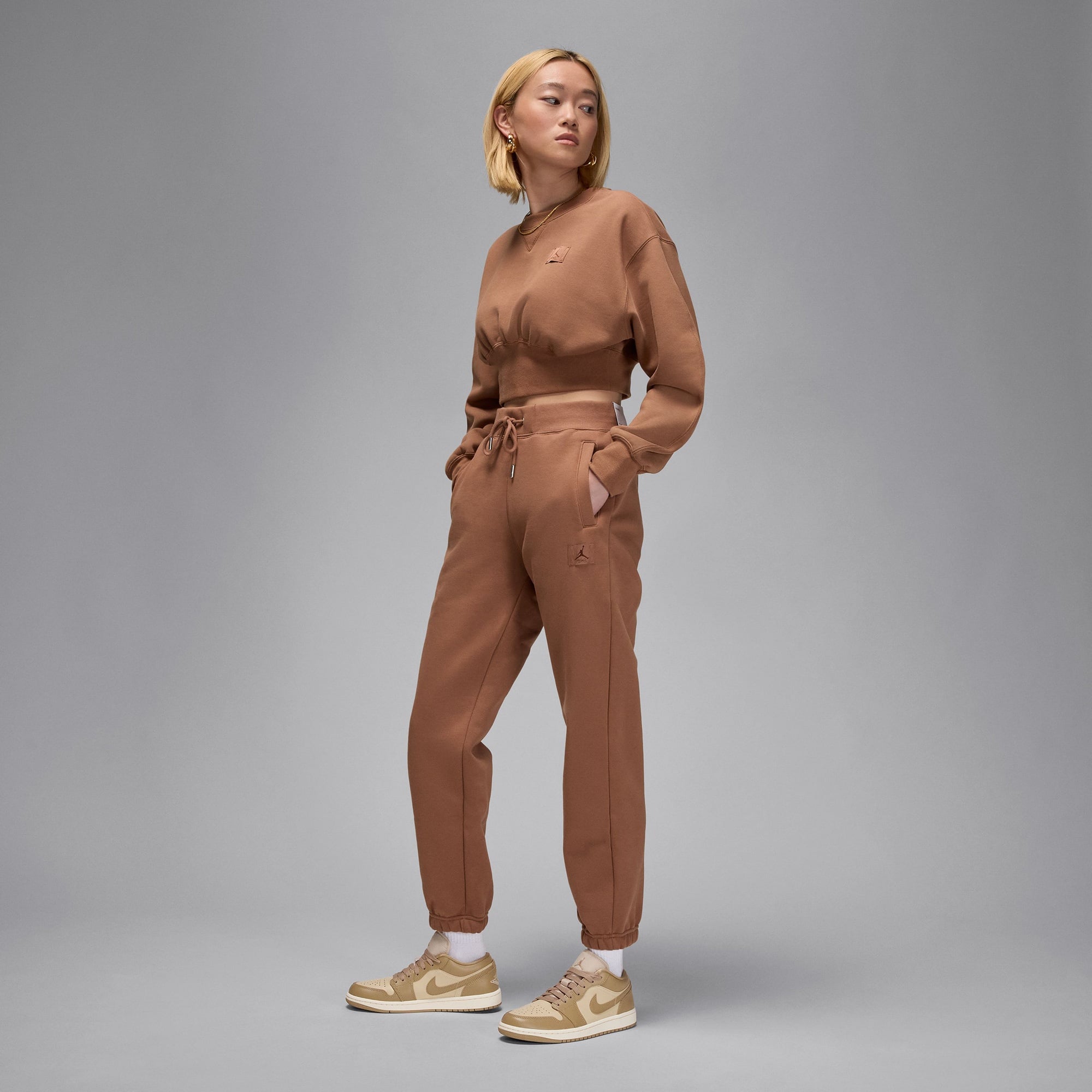 Jordan Air 1 Low Kadın Kahverengi Spor Ayakkabı