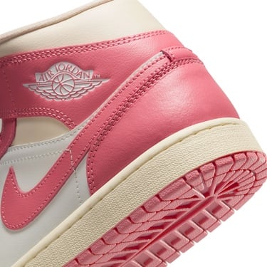  Jordan Air 1 Mid Kadın Pembe Spor Ayakkabı