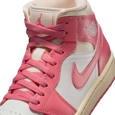  Jordan Air 1 Mid Kadın Pembe Spor Ayakkabı