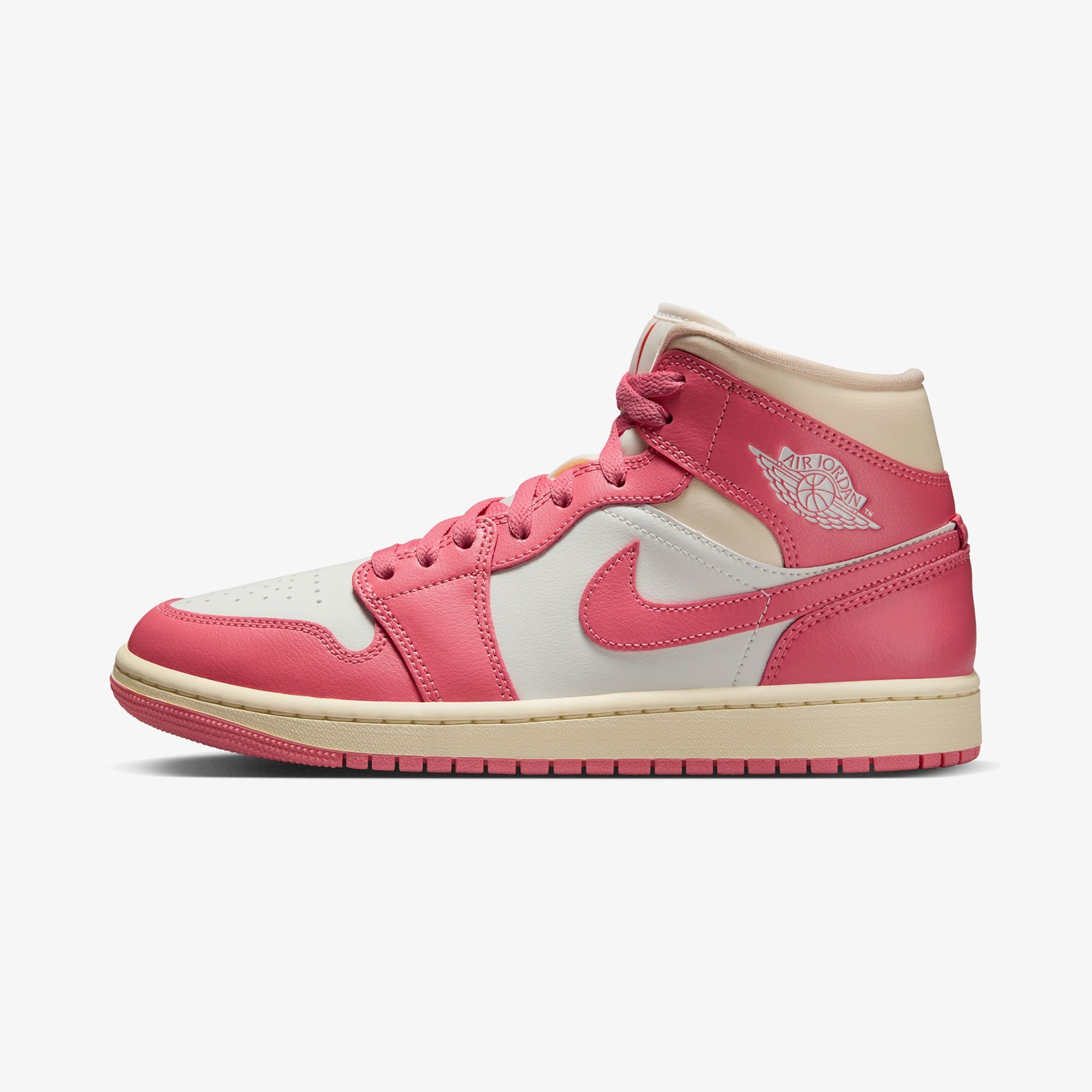 Jordan Air 1 Mid Kadın Pembe Spor Ayakkabı