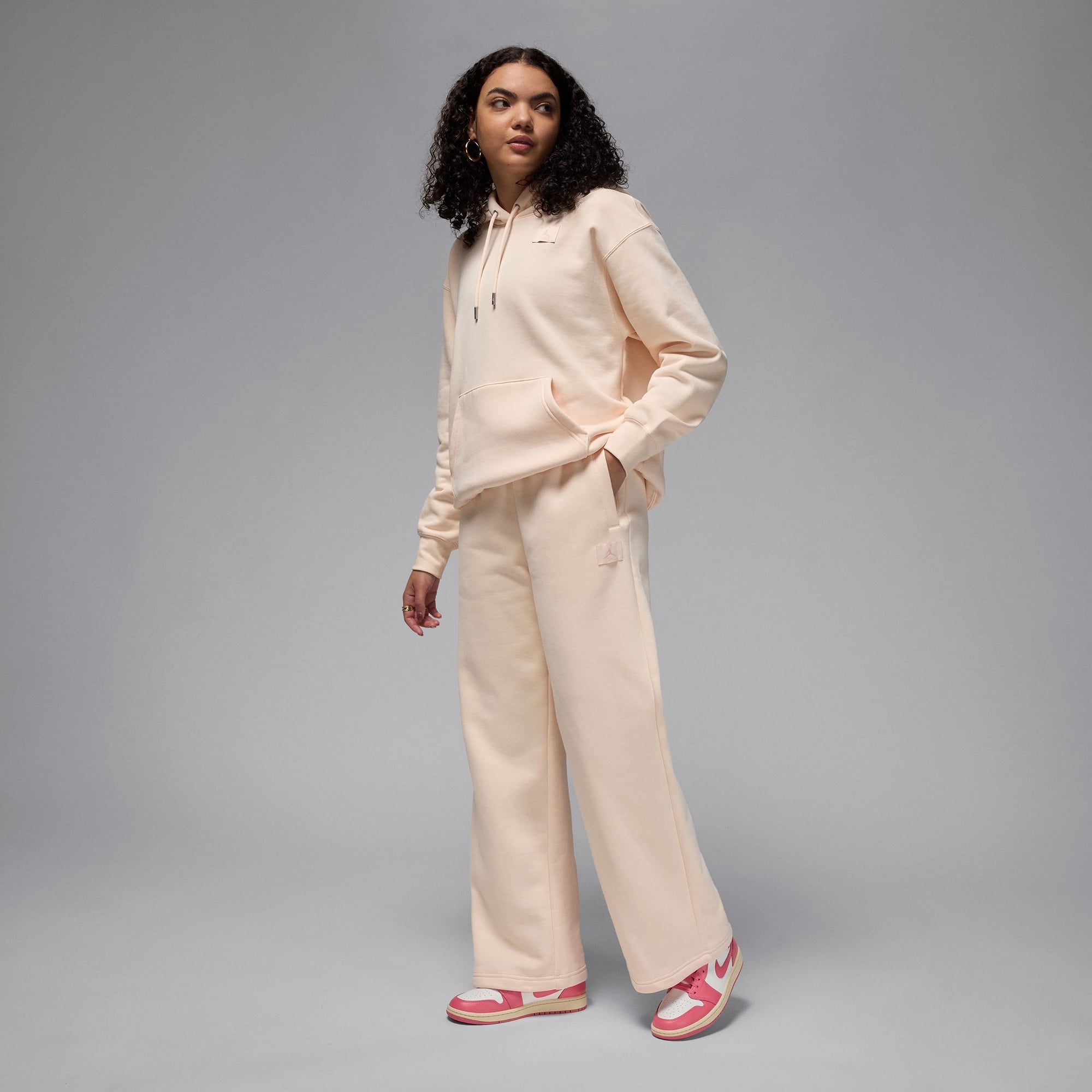 Jordan Air 1 Mid Kadın Pembe Spor Ayakkabı