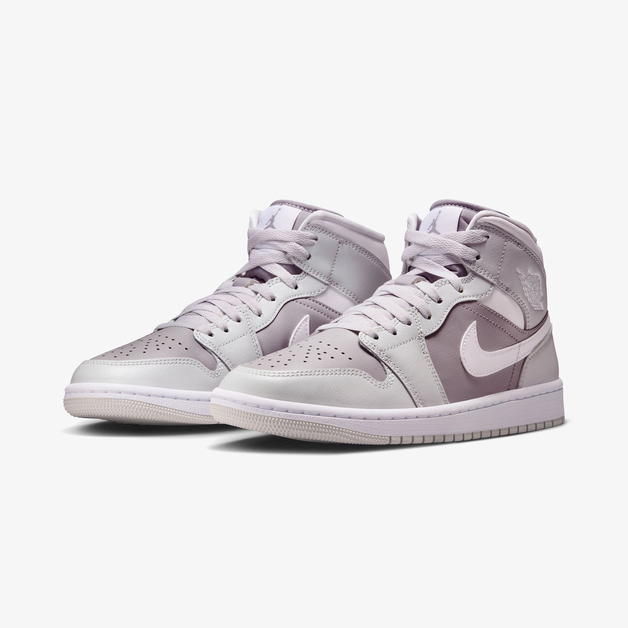 Jordan Air 1 Mid Kadın Gri Spor Ayakkabı