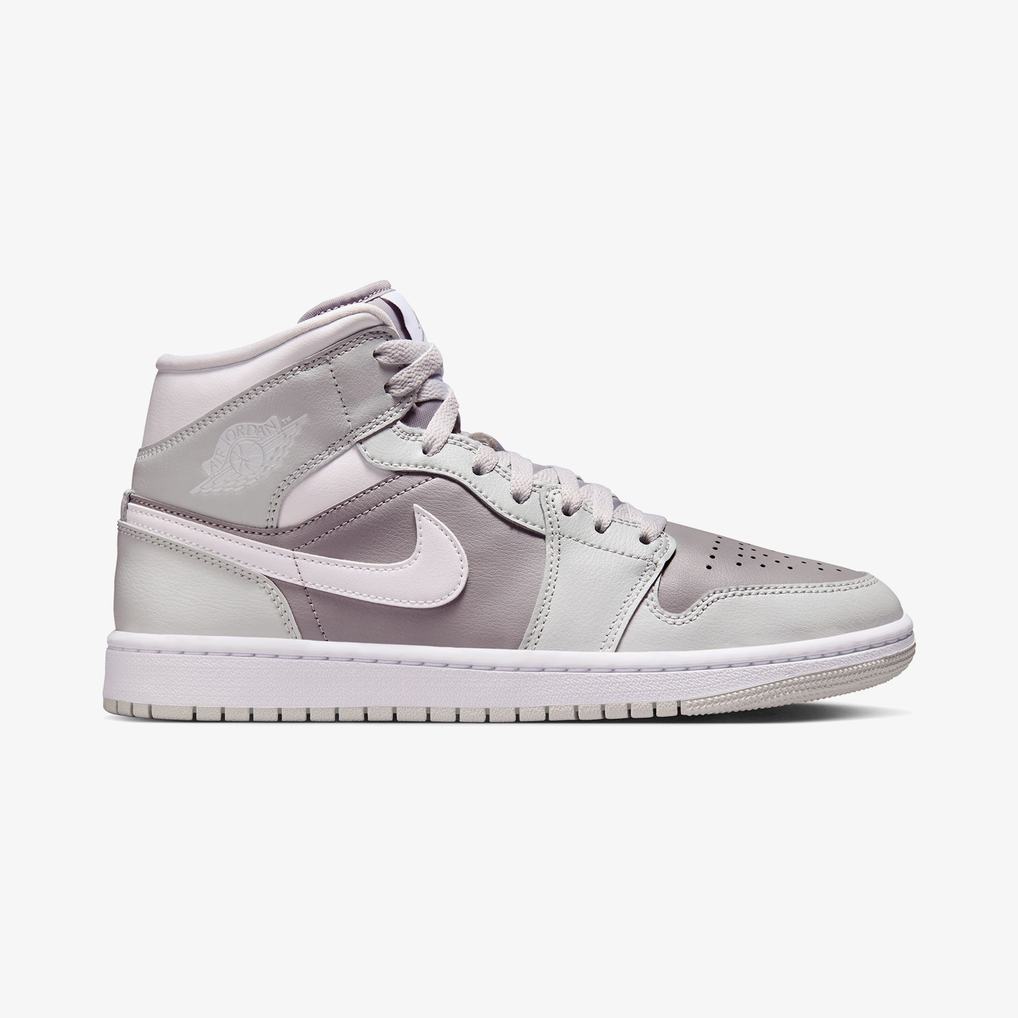 Jordan Air 1 Mid Kadın Gri Spor Ayakkabı