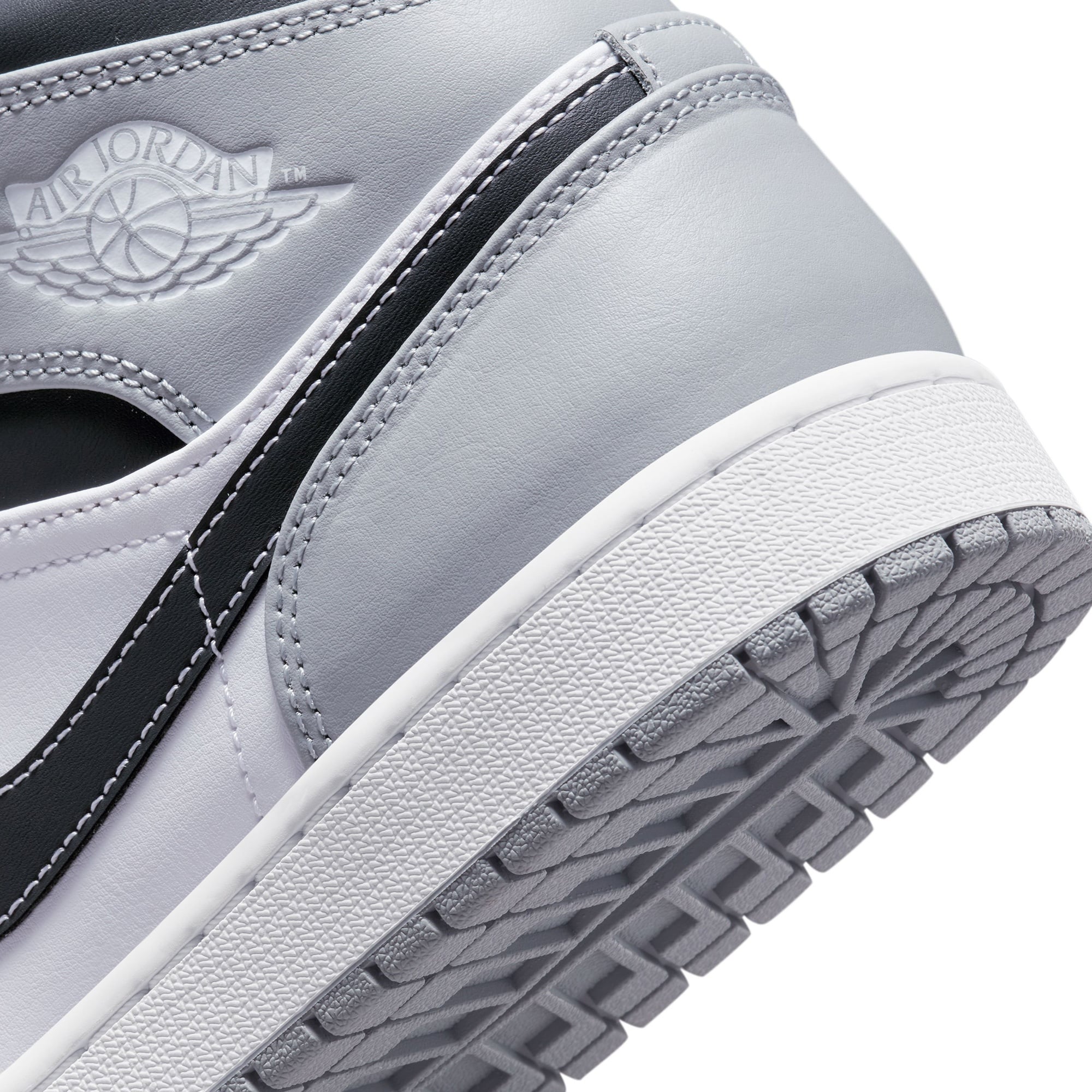 Jordan Air 1 Mid Erkek Gri Spor Ayakkabı