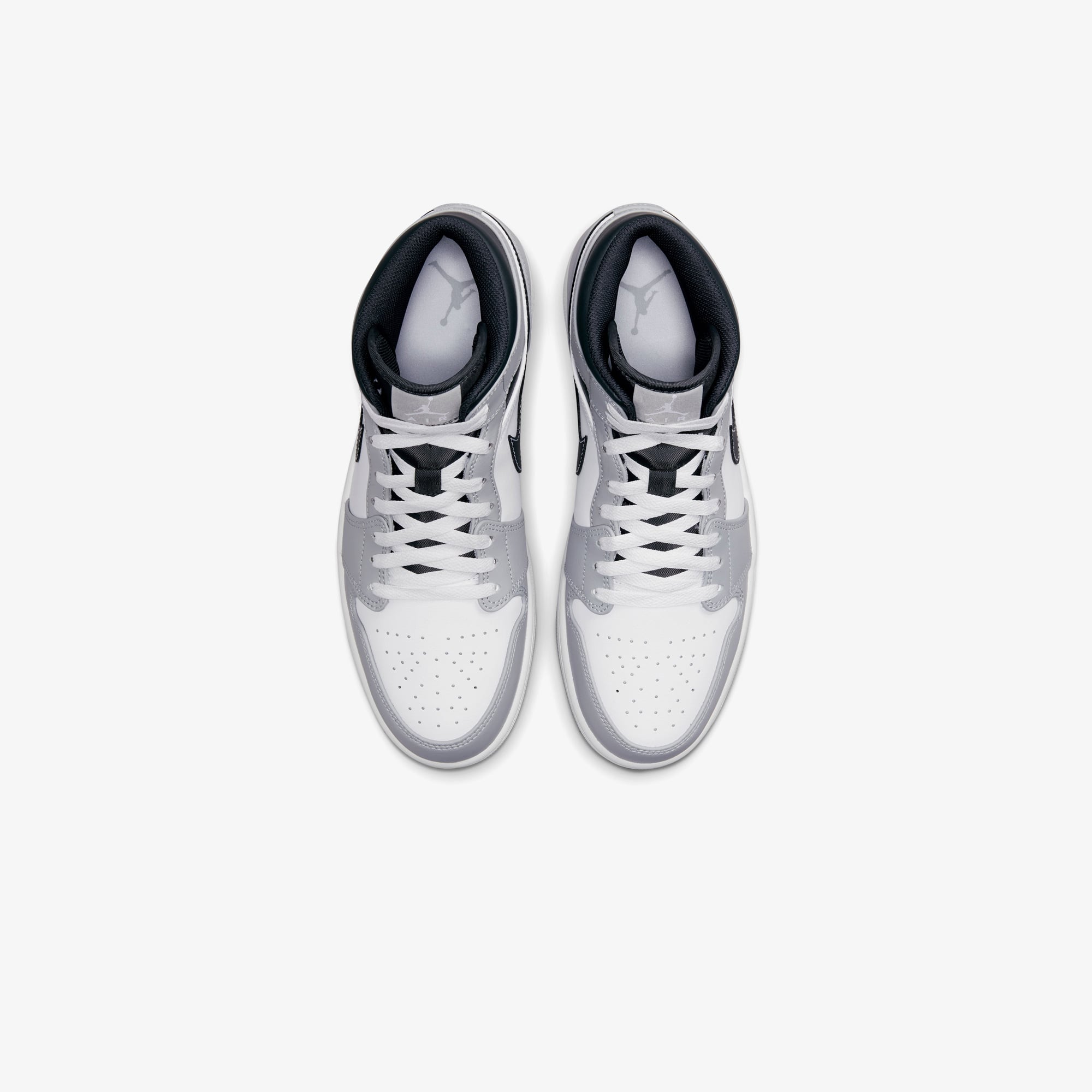 Jordan Air 1 Mid Erkek Gri Spor Ayakkabı - Görsel 6