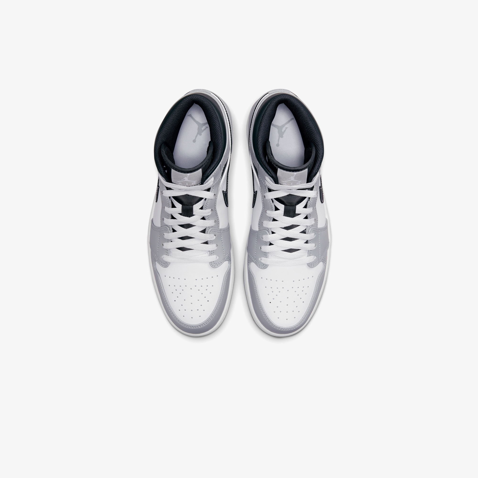 Jordan Air 1 Mid Erkek Gri Spor Ayakkabı