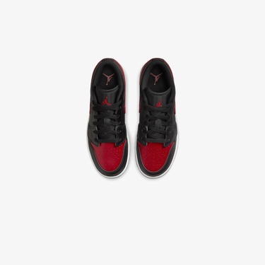  Jordan Air 1 Low Genç Çocuk Siyah Spor Ayakkabı