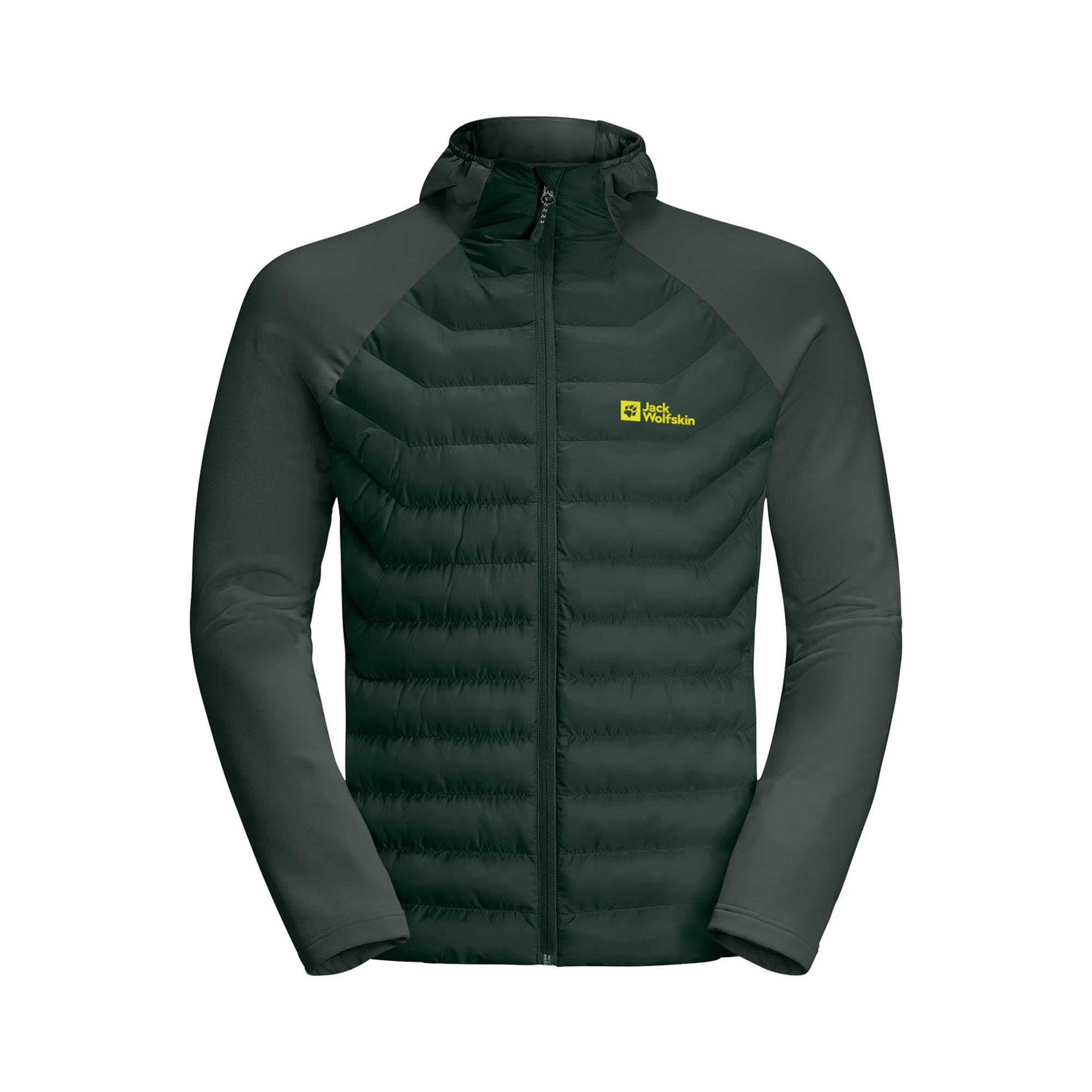 Jack Wolfskin Routeburn Pro Hybrid Erkek Yeşil Outdoor Ceketi