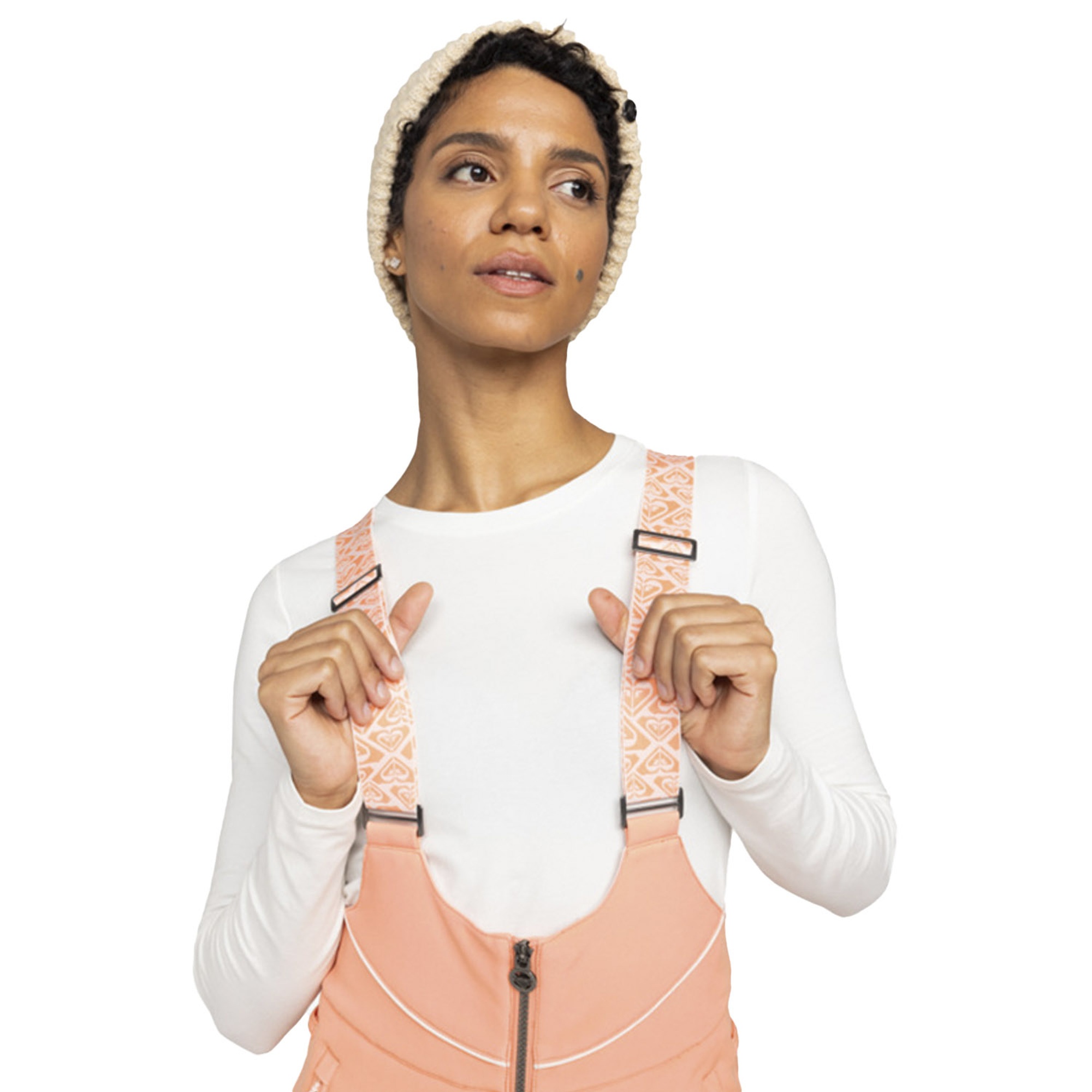 Roxy Summit Bib Pt Kadın Pembe Snowboard Pantolonu