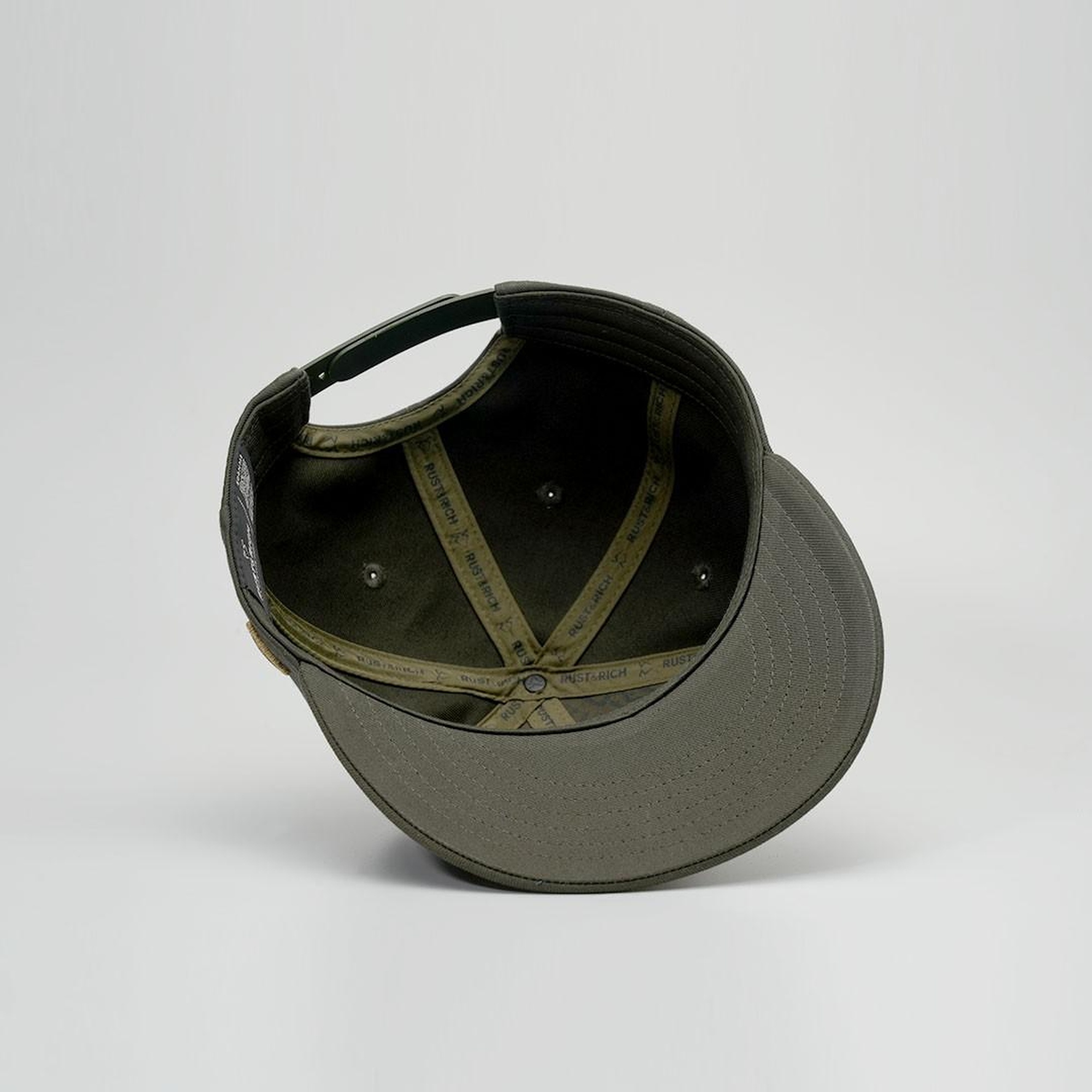 RustandRich Kadın Erkek Haki HipHop Şapka-Motto Collection-Deal
