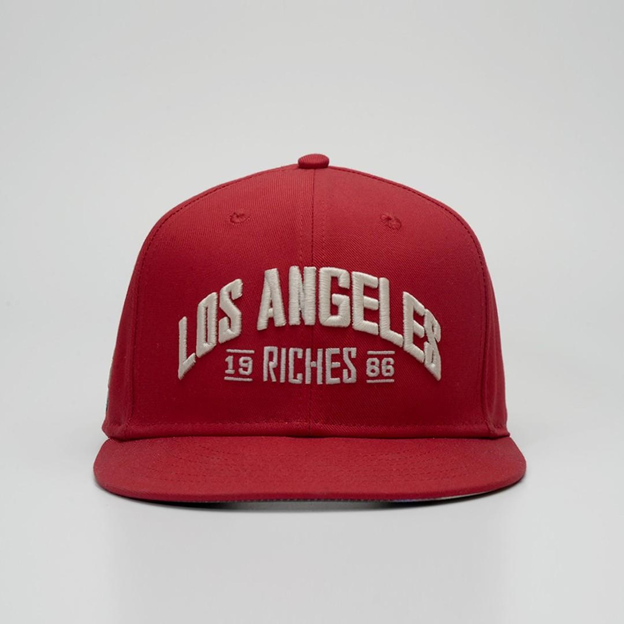 RustandRich Kadın Erkek Kırmızı HipHop Şapka-City's Collection-Los Angeles