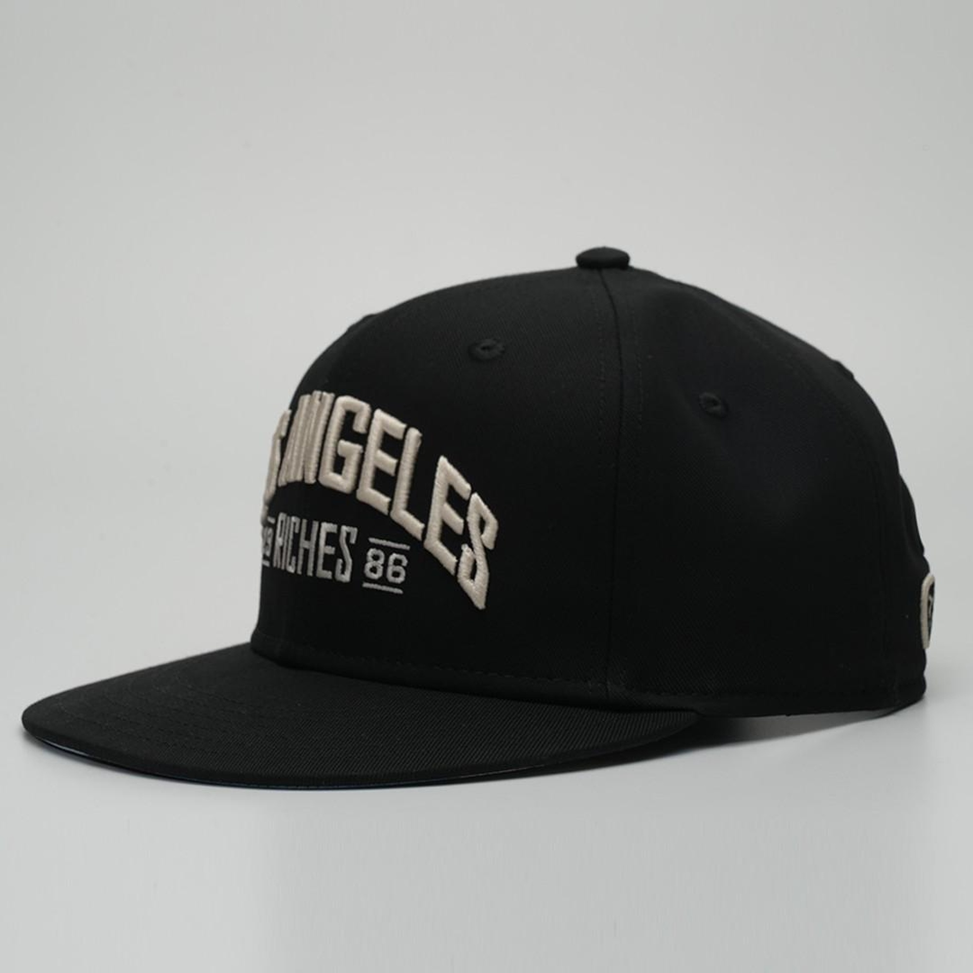 RustandRich Kadın Erkek Siyah HipHop Şapka-City's Collection-Los Angeles