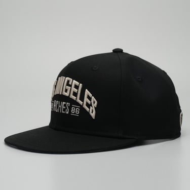  RustandRich Kadın Erkek Siyah HipHop Şapka-City's Collection-Los Angeles