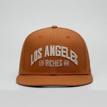  RustandRich Kadın Erkek Taba HipHop Şapka-City's Collection-Los Angeles