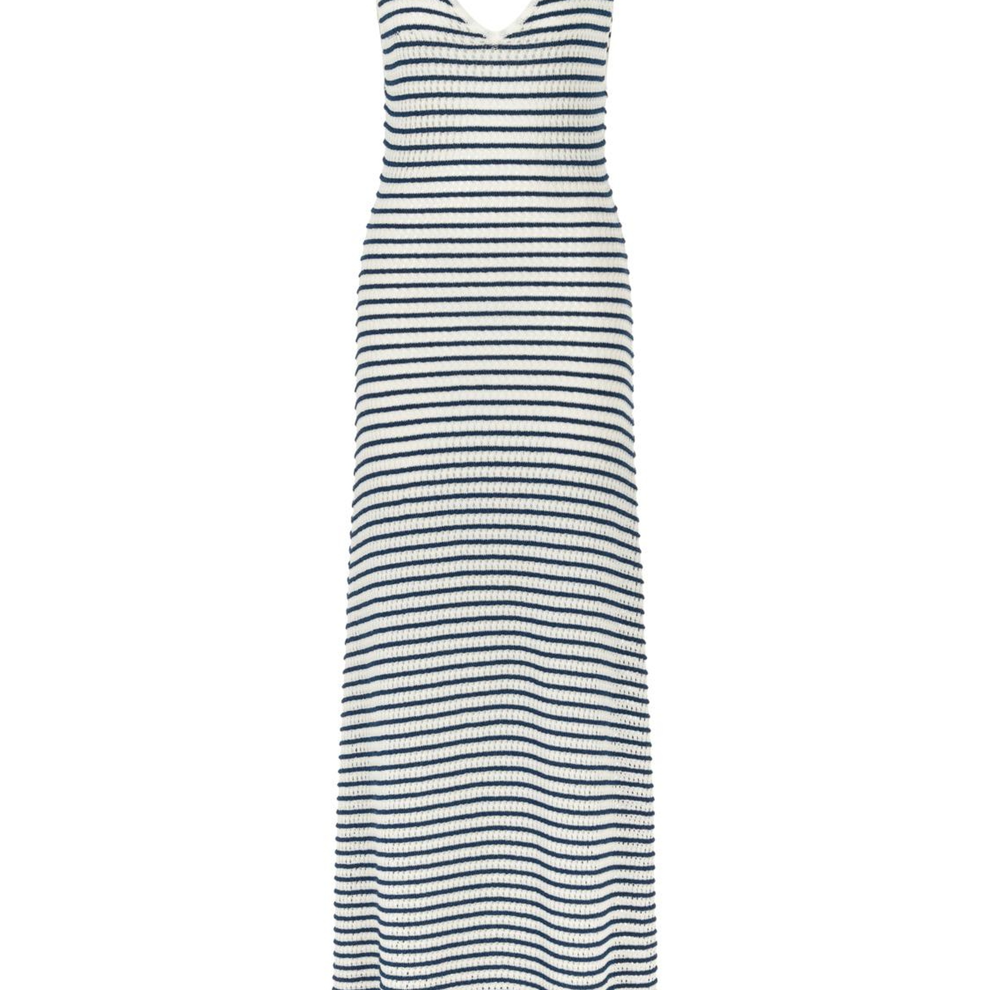 Çizgili Uzun Elbise