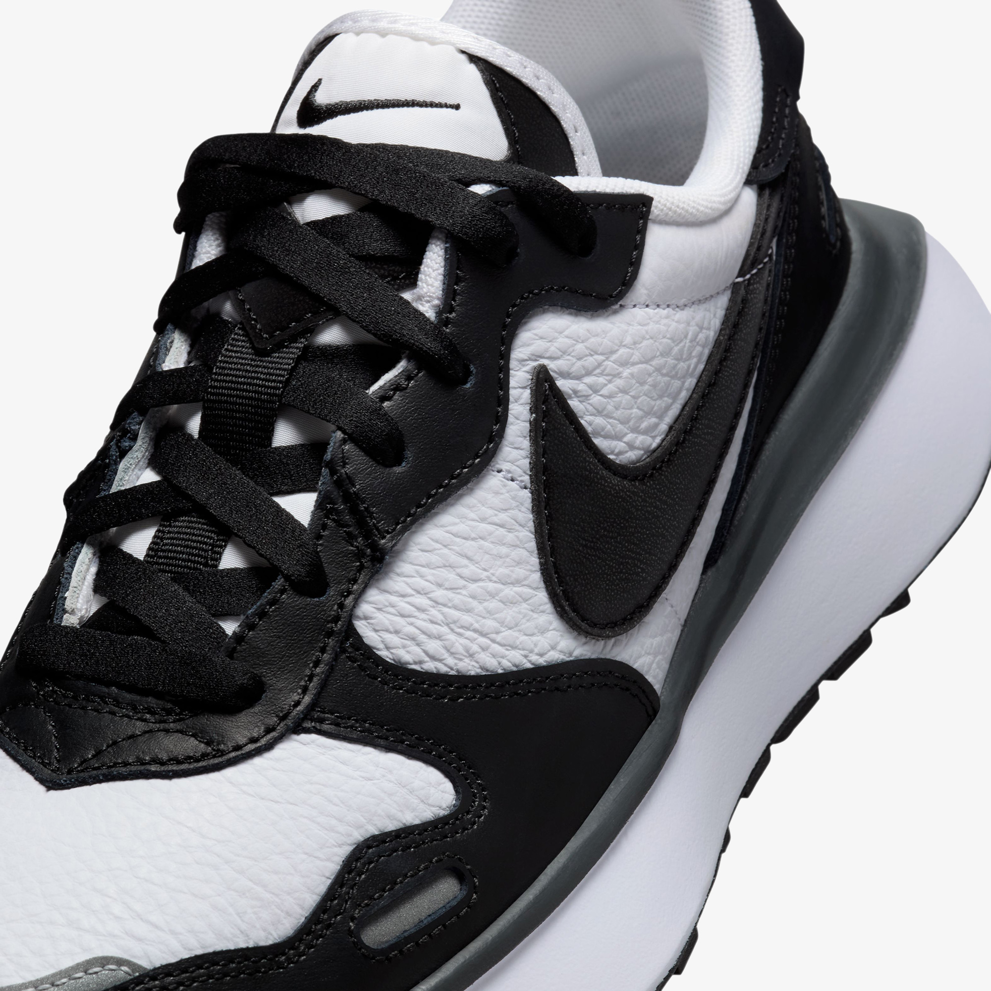 Nike Phoenix Waffle Leather Kadın Beyaz Spor Ayakkabı - Görsel 9