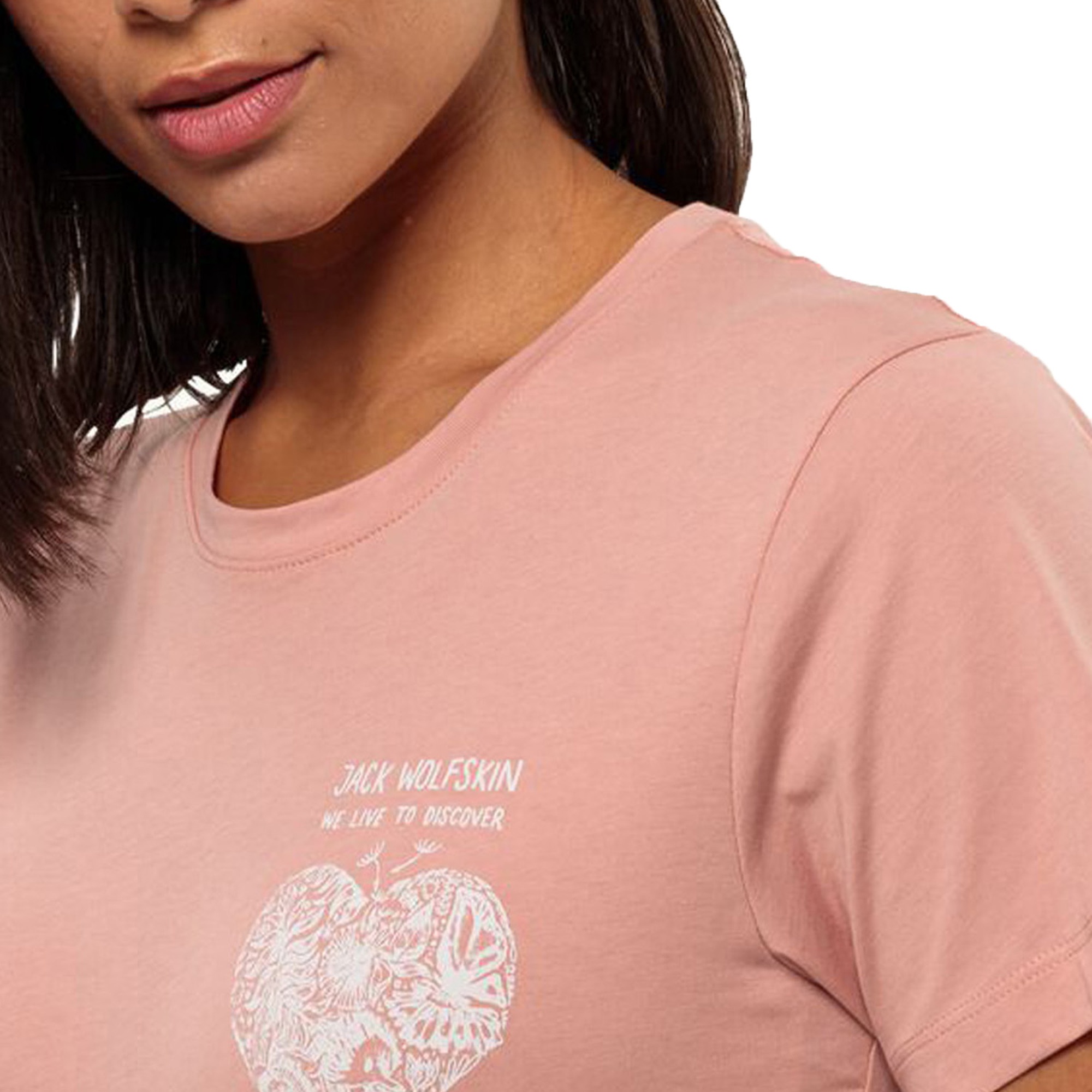 Jack Wolfskin Discover Heart T Kadın Tişört