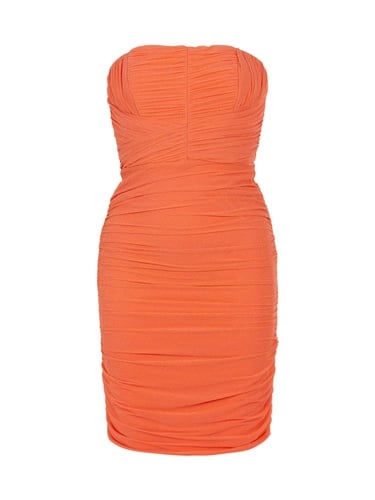  ParıItılı Drape Elbise