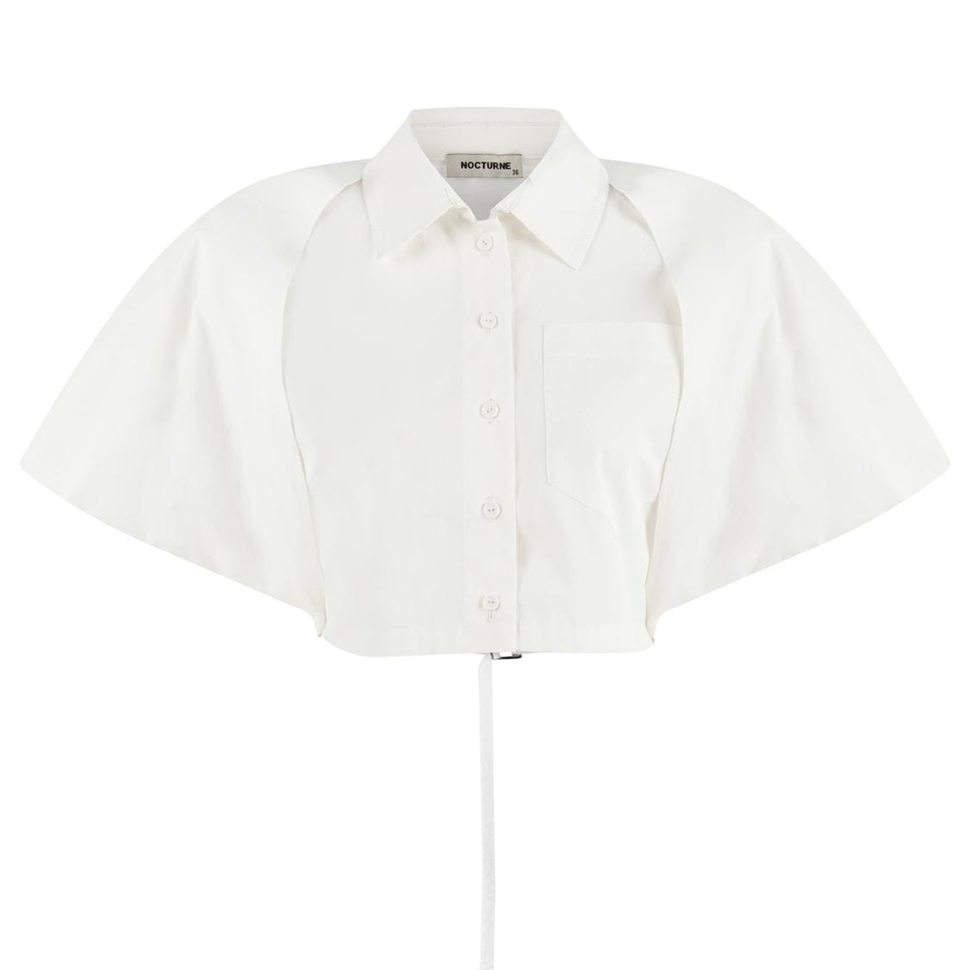 Sırtı Düğüm Tasarımlı Gömlek