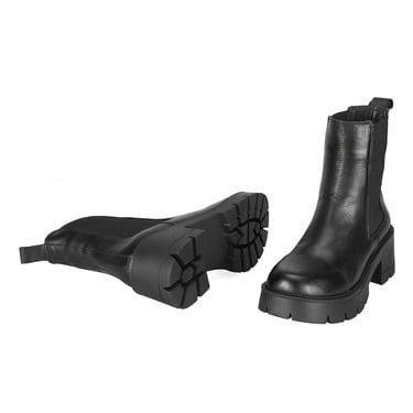  Kadın Siyah Topuklu Bot