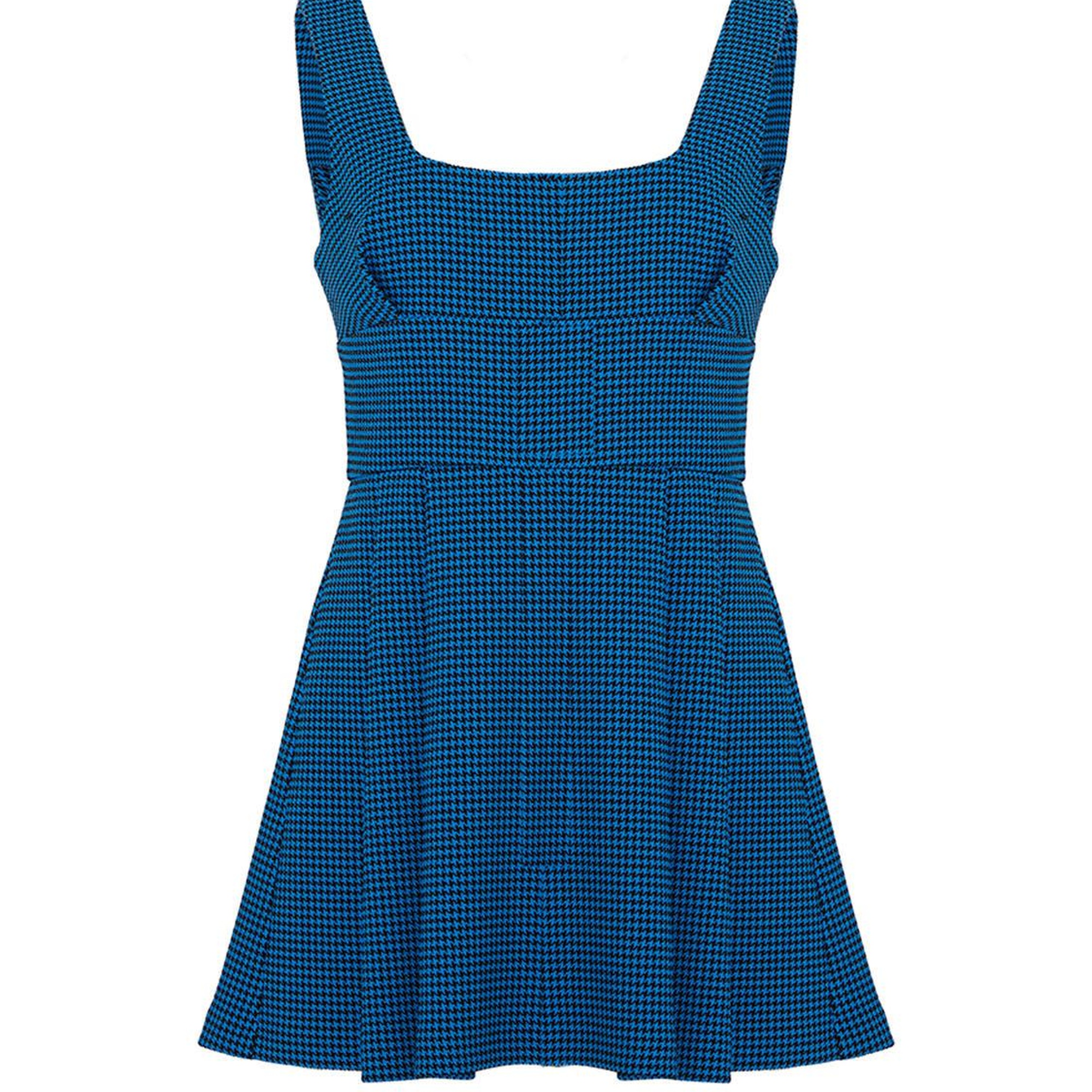 Pile Detaylı Mini Elbise