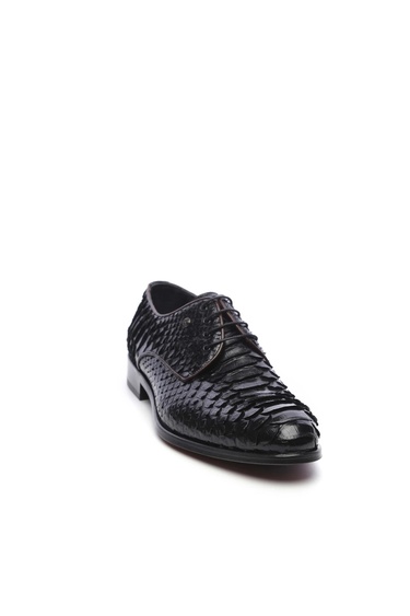  Tamer Tanca Erkek Hakiki Deri Siyah Klasik Ayakkabı