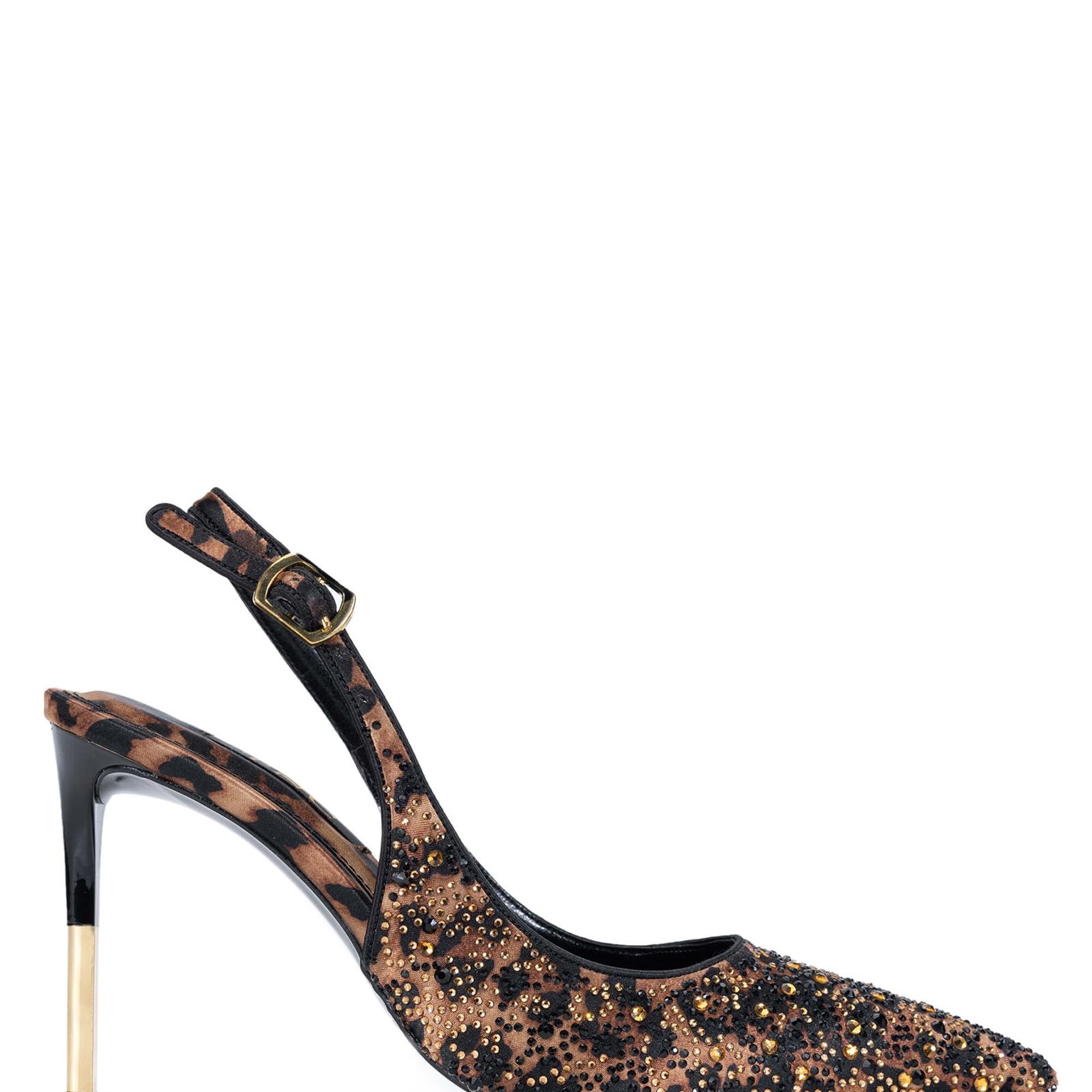 Tamer Tanca Kadın Vegan Leopar Stiletto Ayakkabı