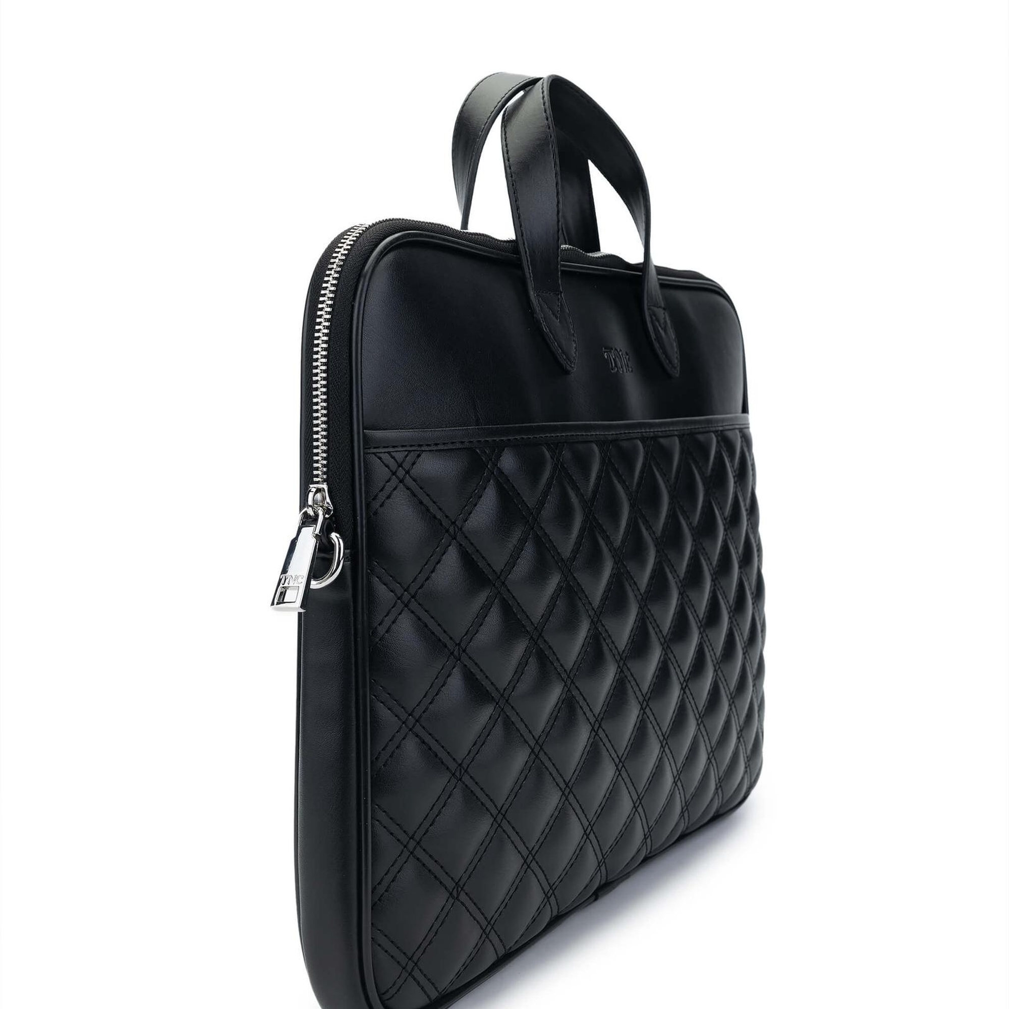 Tamer Tanca Unisex Vegan Siyah Evrak Çantası