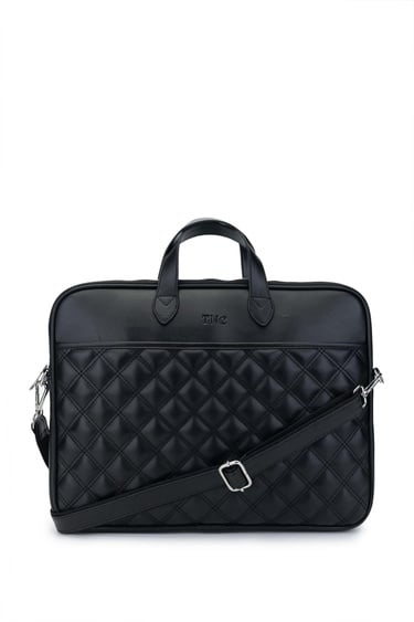  Tamer Tanca Unisex Vegan Siyah Evrak Çantası