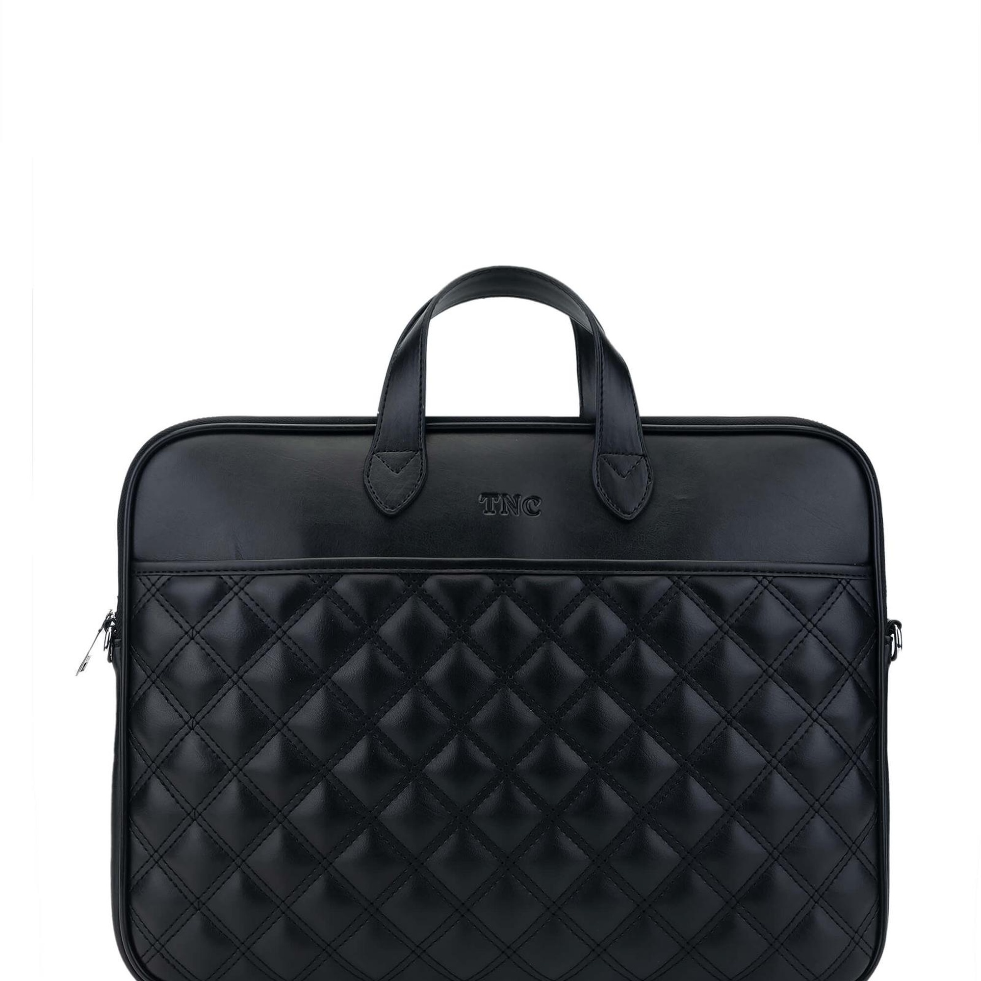 Tamer Tanca Unisex Vegan Siyah Evrak Çantası