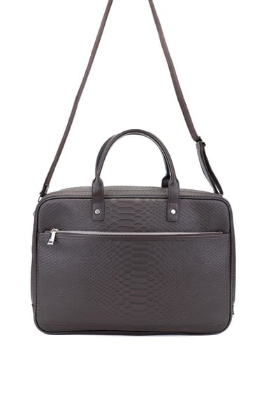  Tamer Tanca Erkek Vegan Kahverengi Evrak Çantası