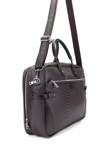  Tamer Tanca Erkek Vegan Kahverengi Evrak Çantası