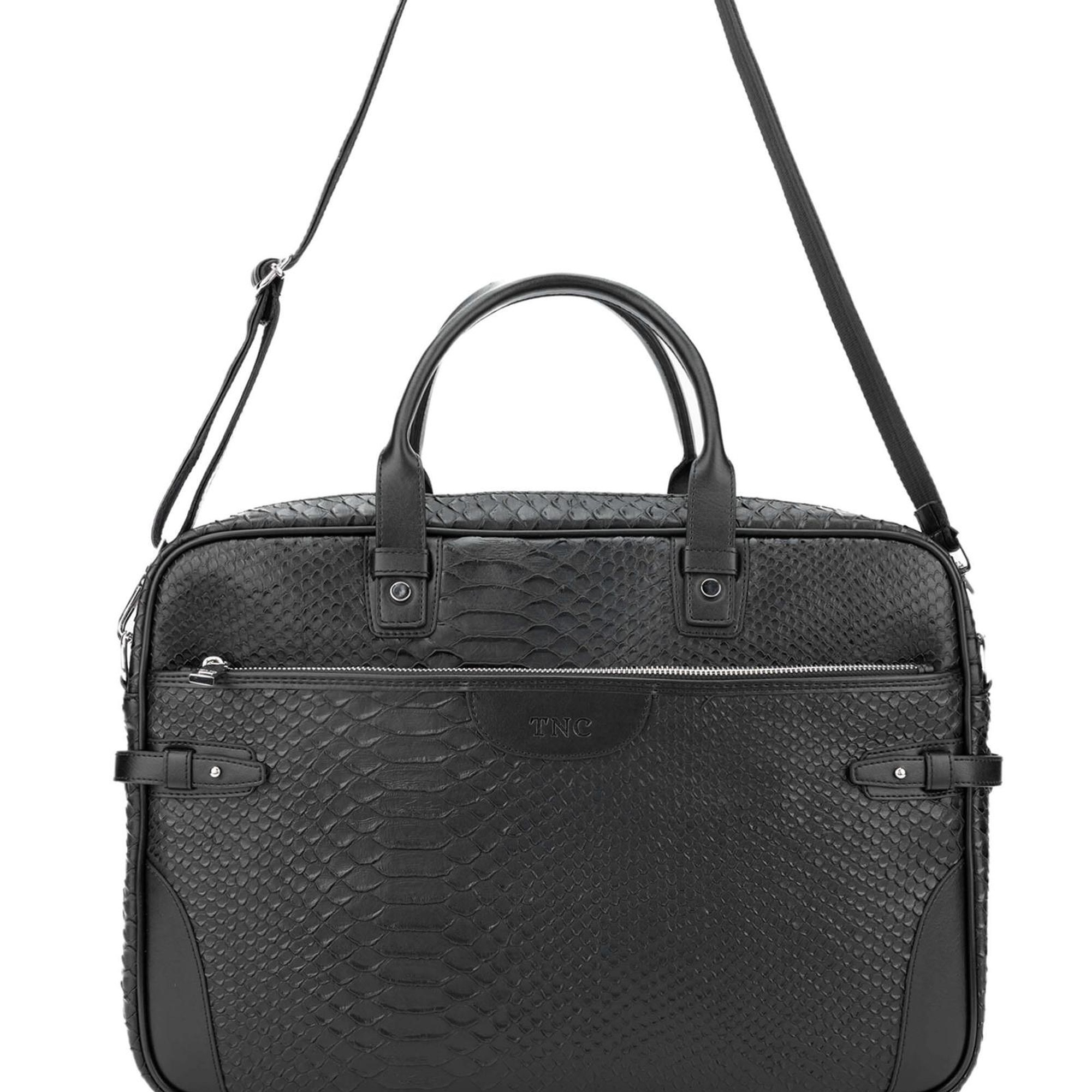 Tamer Tanca Erkek Vegan Siyah Evrak Çantası